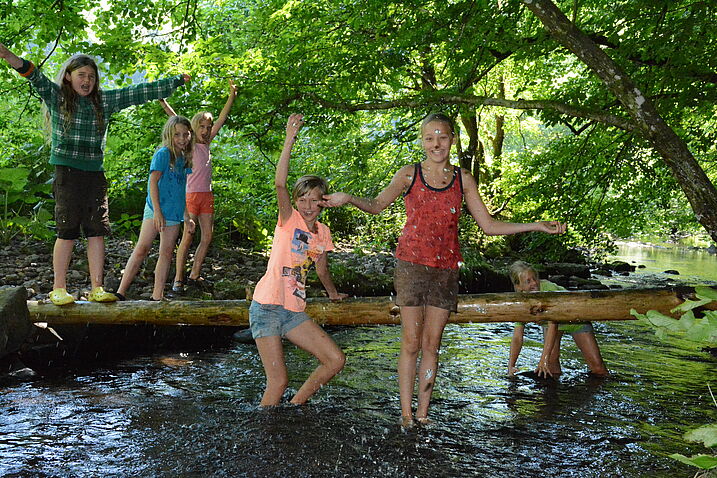 Zeltlager 2013, Foto: E. Assmann Wildnis an der Schondra