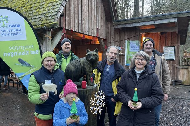 Infostand des BN im Wildpark Klaushof